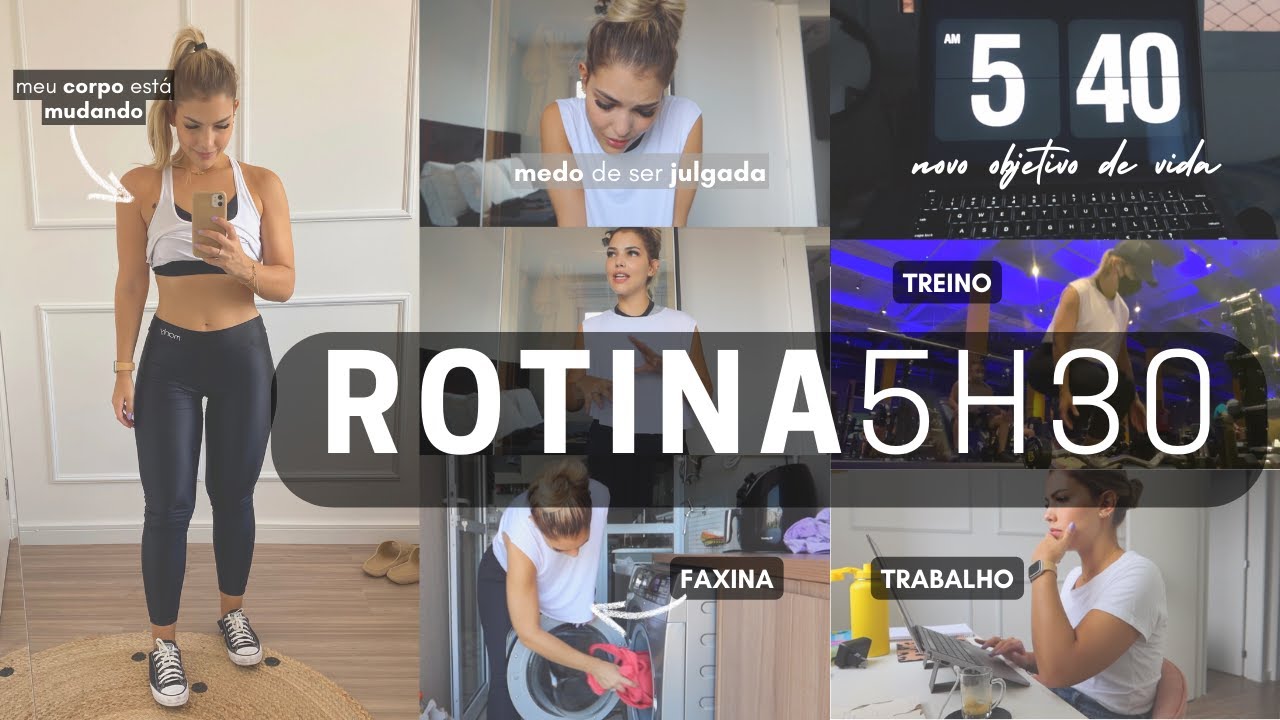 ROTINA 5H30 DA MANHÃ | NOVIDADE FITNESS E MEU CORPO MUDANDO