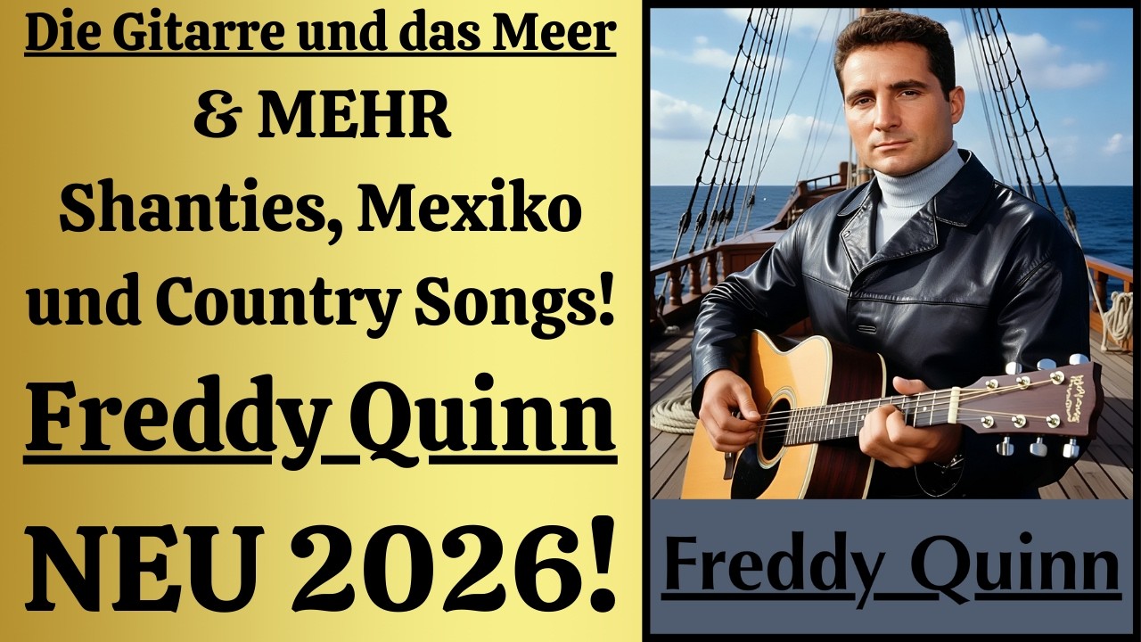 Die Gitarre und das Meer & MEHR Shanties, Mexiko und Country Songs! Freddy Quinn NEU 2026 # 1