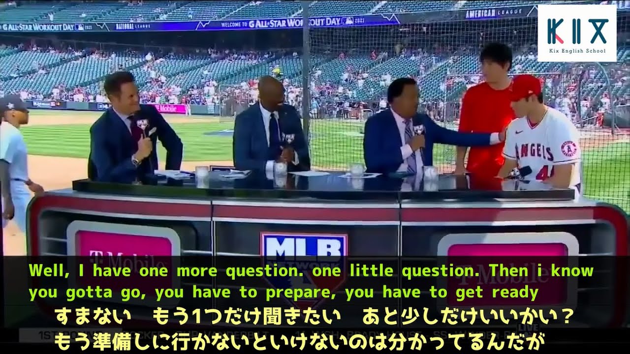 【日本語翻訳(英語付き)】今年も大谷翔平がオールスターに出場！！2021年のオールスター時のペドロ・マルティネスと大谷翔平の対談を翻訳！