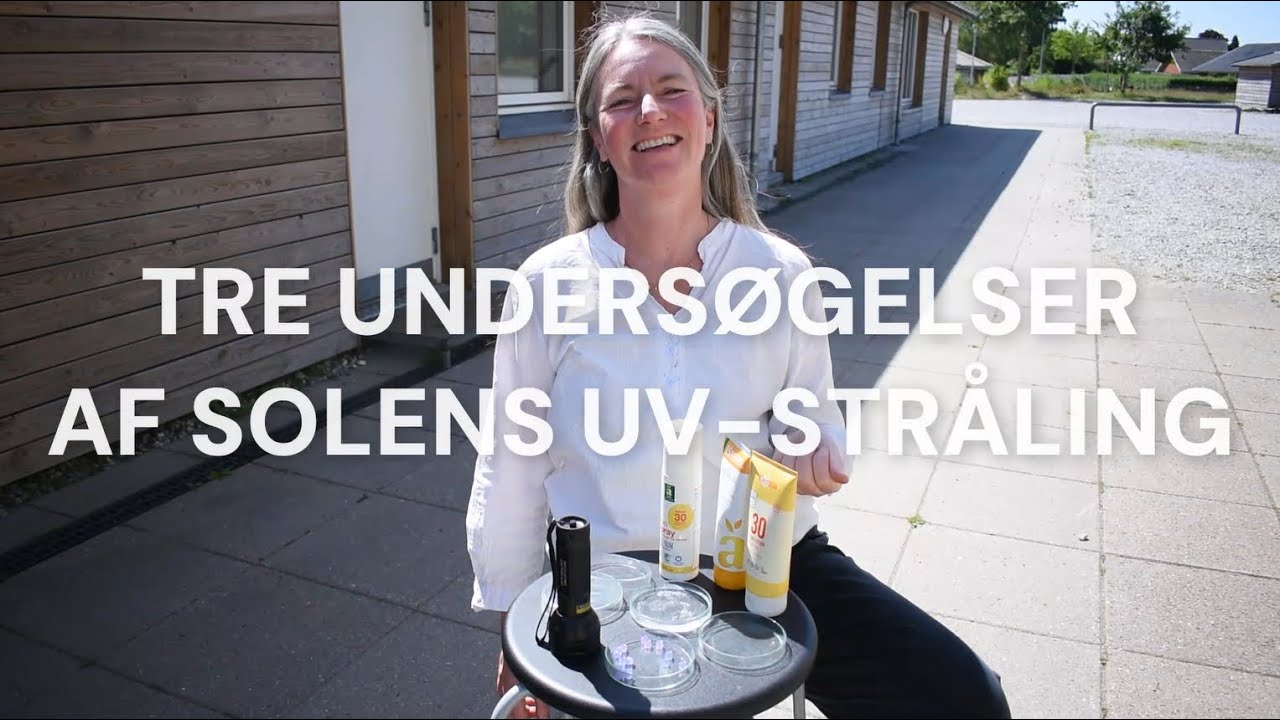 Undersøg beskyttelse fra UV-stråling // Solcreme, vand og skygge