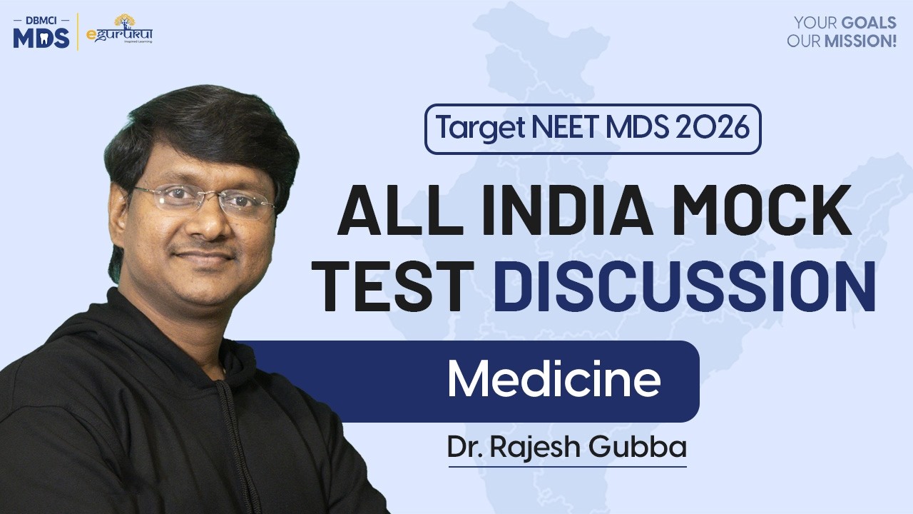 Medicine || All India Mock Test Discussion