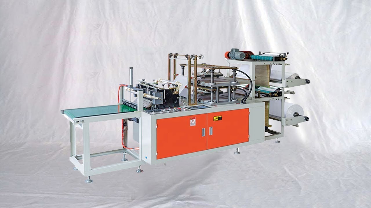Protective Plastic glove making production machinery gant en plastique faisant la machine