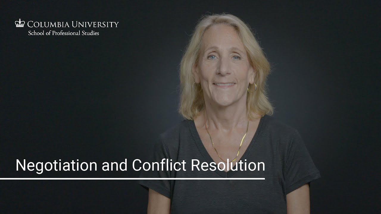 The Columbia University M.S. in Negotiation and Conflict Resolution