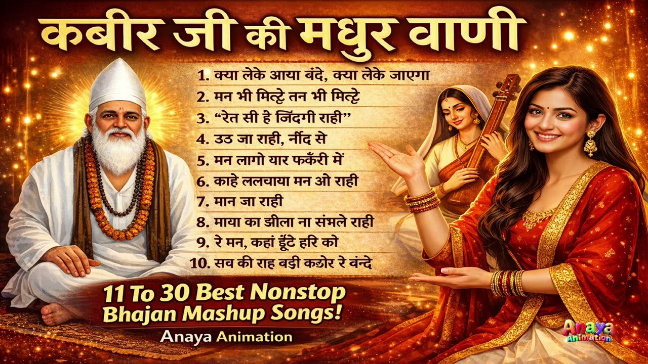 1 से 30 कबीर भजन Nonstop Mashup | क्या लेके आया बंदे | कबीर जी के अमर भजन