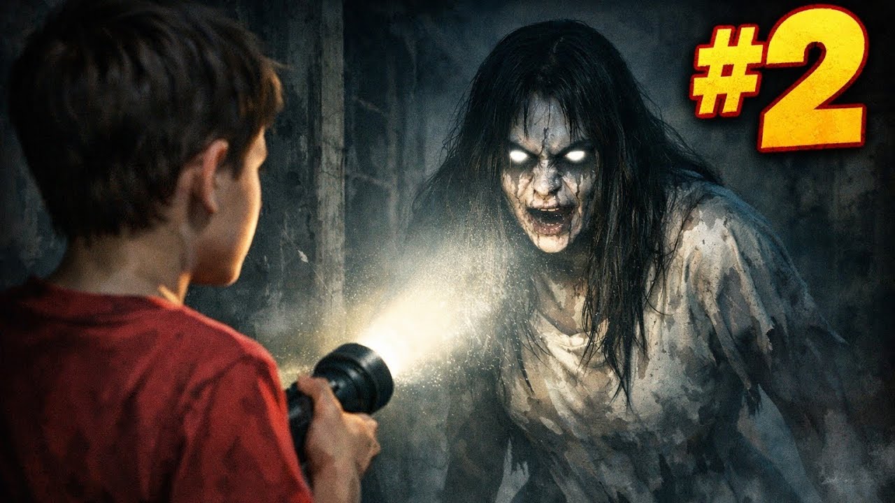 “Flashlight Revealed a Ghost in the Dark 😱 | Horror Game Episode 2” playing only you are here #2part