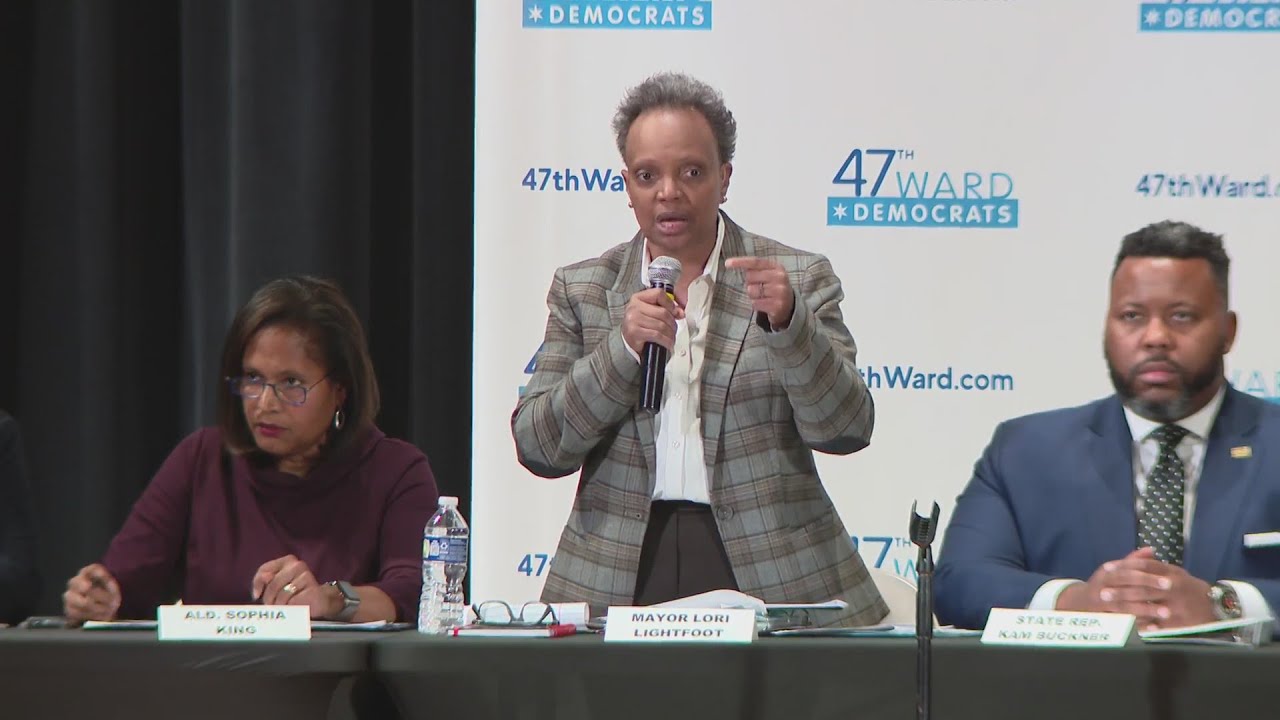 Mayoral candidates make pitches at Lane Tech High School