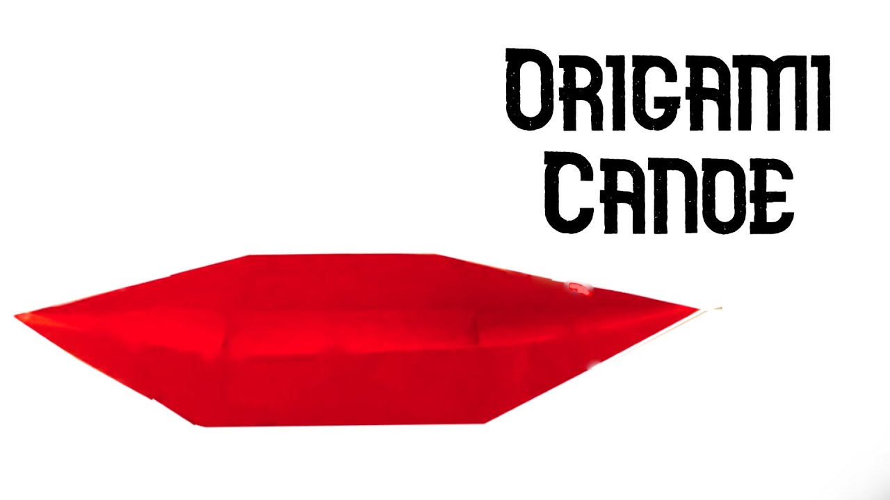 How to Make an Origami Canoe that Floats!