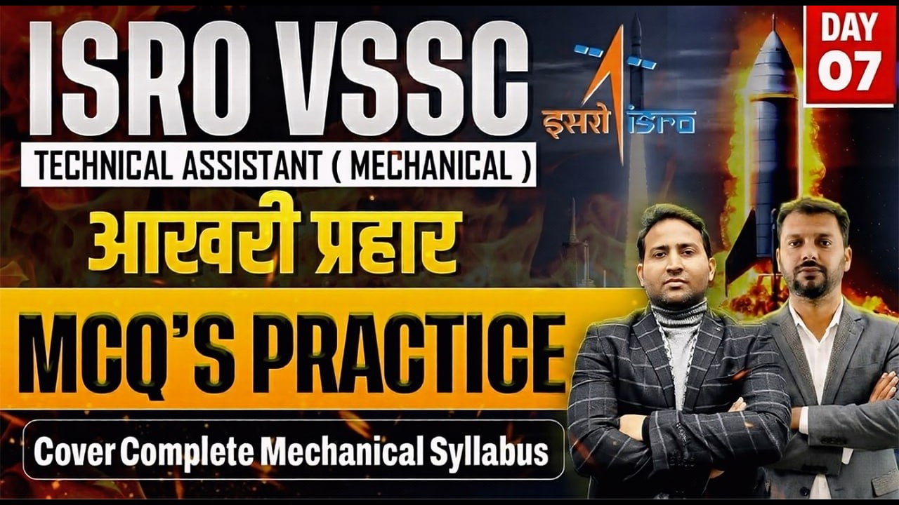ISRO VSSC Technical Assistant (Mechanical) | Complete Syllabus MCQ Practice | Important Questions