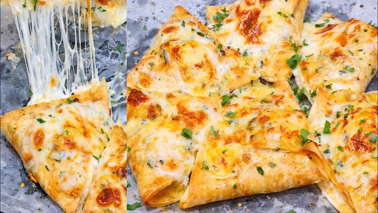 Cheesy Beef Crunch Pockets l Ramadan Iftar Make and Freeze Recipe by Recipes kitchen 