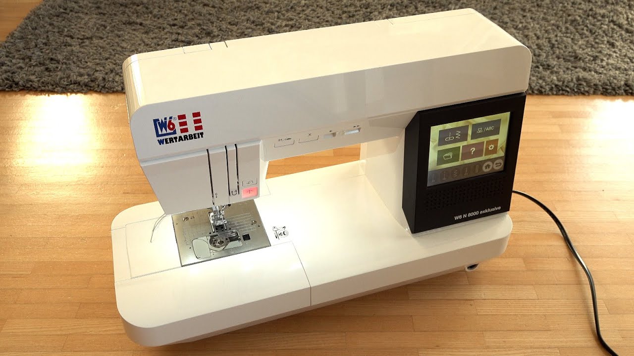 Unboxing W6 N 8000 Exklusive Computer Nähmaschine