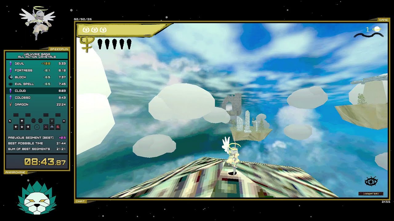 [Obsolete] Valkyrie Saga - 18 Action Crystals - 18:34 IGT