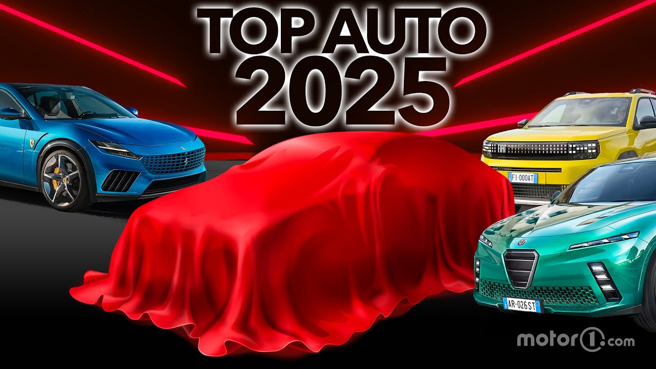 La TOP 10 delle AUTO più ATTESE del 2025 🔥