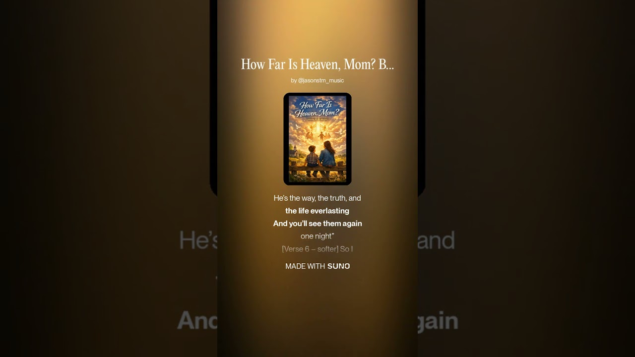 How Far Is Heaven, Mom? Rewritten By Jason St.M-Music