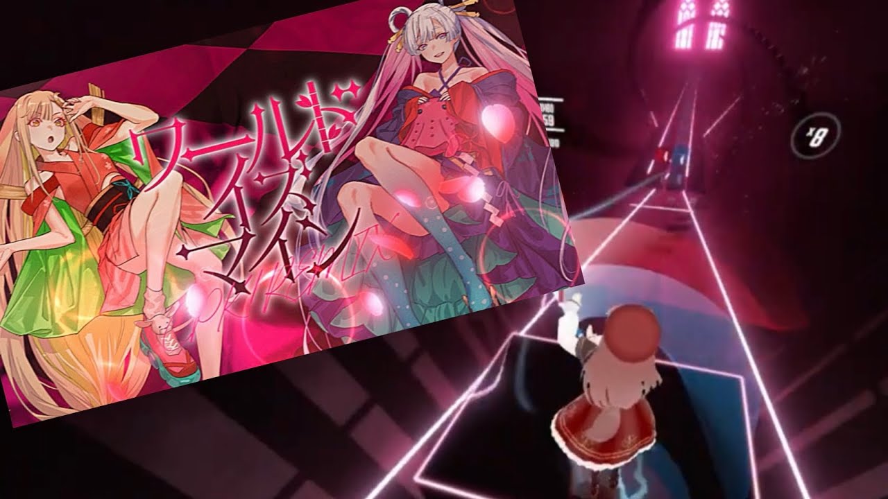 【超かぐや姫！】 ワールドイズマイン CPK! Remix (かぐや&月見ヤチヨ ver.) – ryo (supercell) フルコンボ EXPERT+ 960/960【BeatSaber】