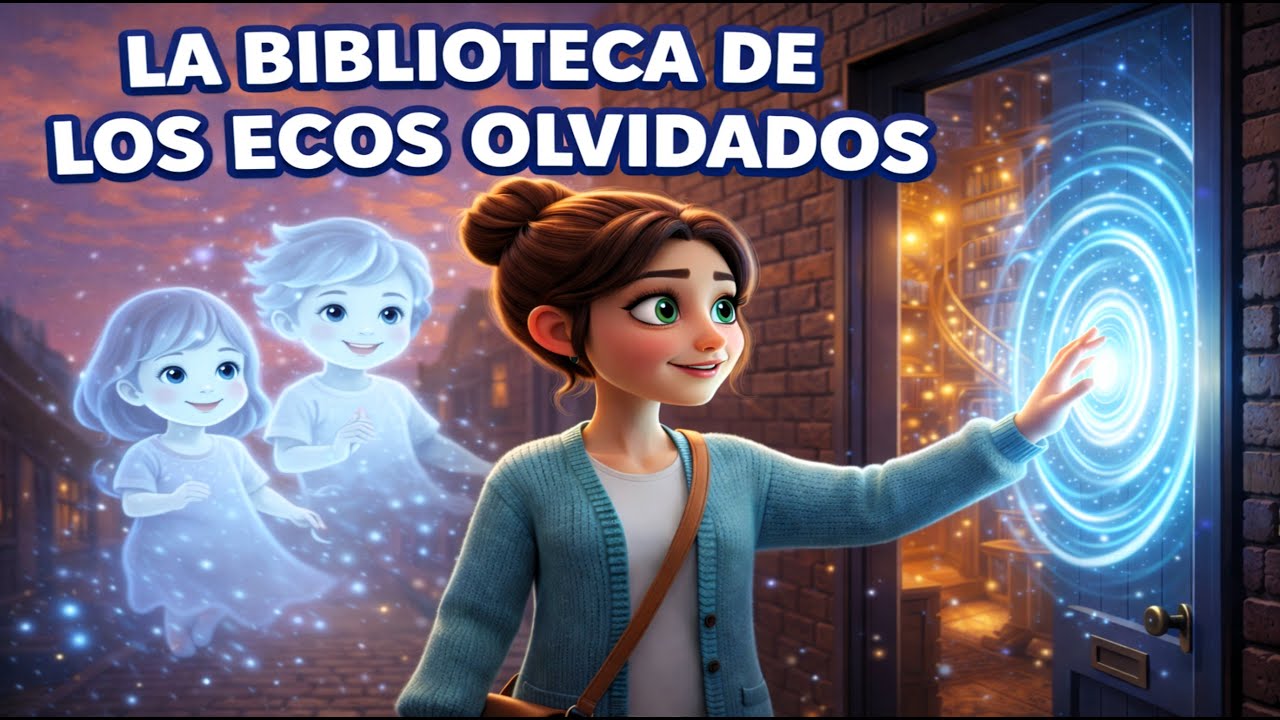 La Biblioteca de los Ecos Olvidados - Cuento Ilustrado para Niños