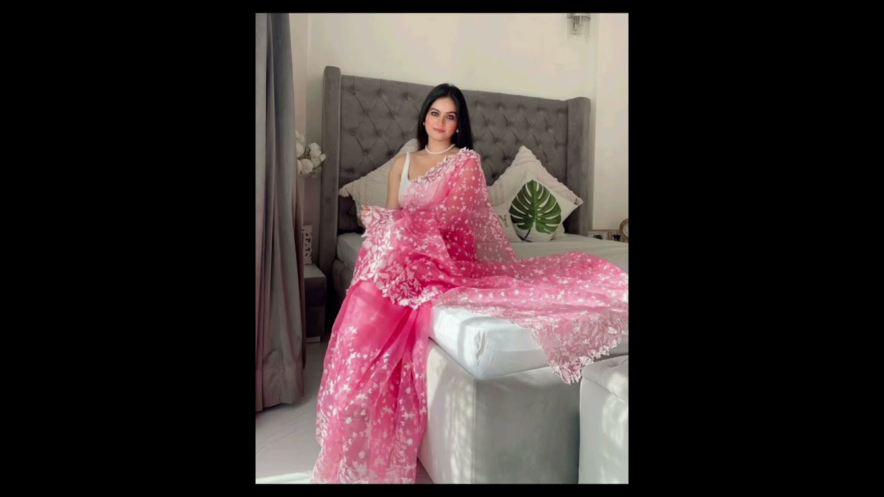 Trending saree design | पार्टी wear outfits | latest fashionable wedding saree design | dressdesign 