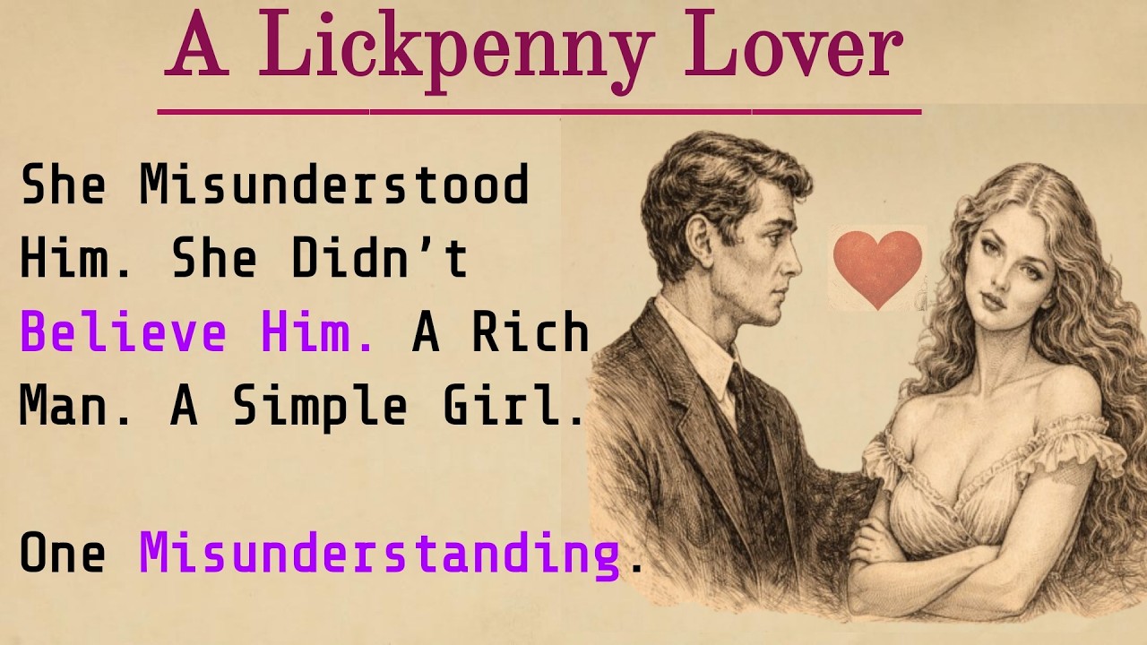 Learn English With Stories ✅ A Lick penny Lover🔥  | Level 2 | Romantic Story in Slow English