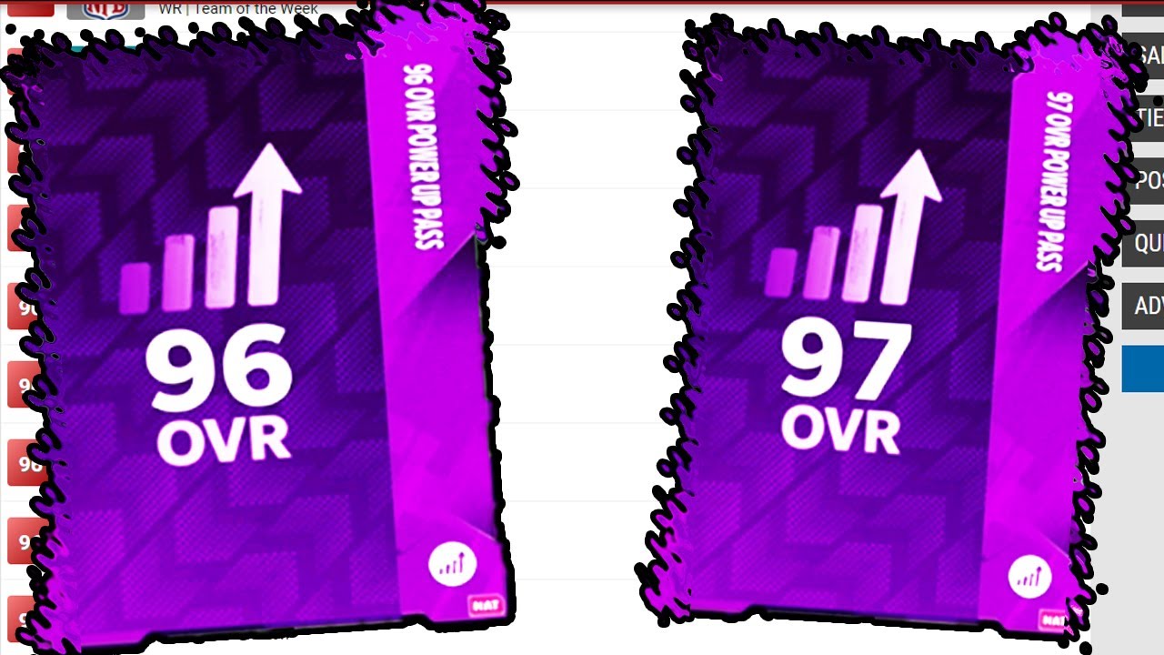 BEST PLAYERS TO USE YOUR 96/97 OVERALL POWER UP PASS ON IN MUT 21!