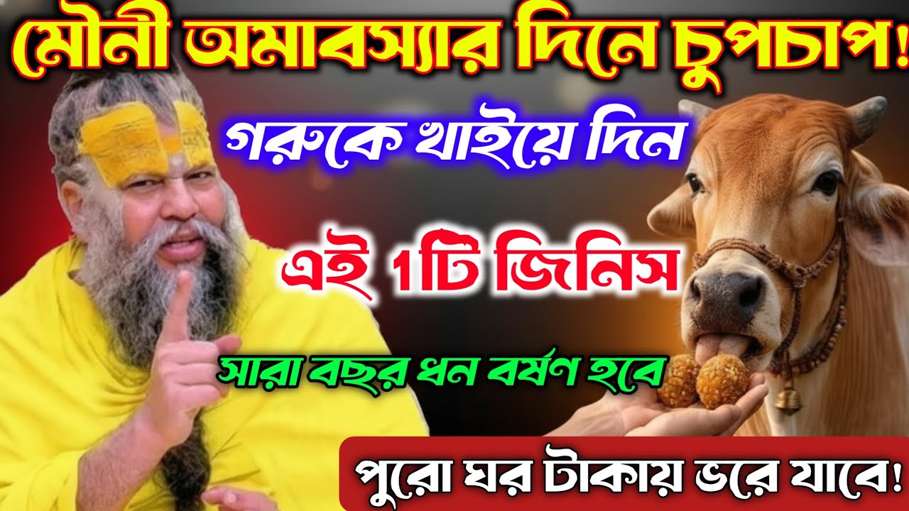 মৌনী অমাবস্যার দিনে চুপচাপ গরুকে এই ১টি জিনিস খাইয়ে দিন—মালামাল হয়ে যাবেন।