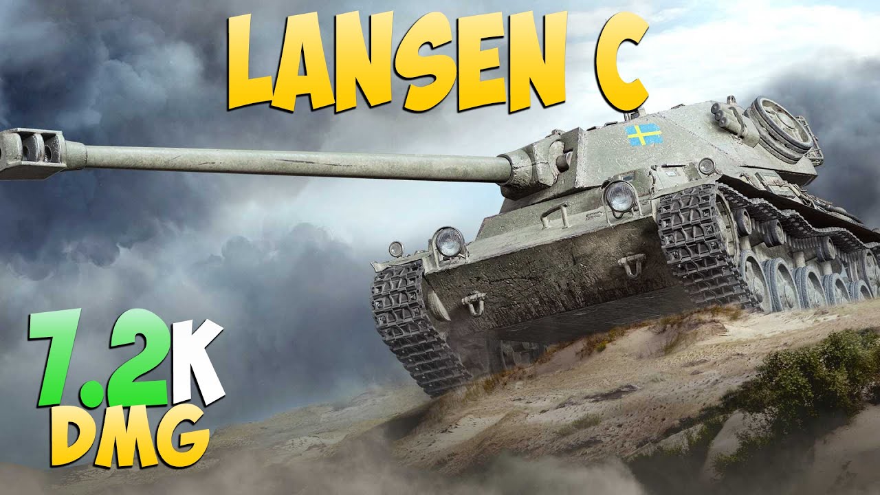 Lansen C - 6 Фрагов 7.2K Урона - Хлебцы! - Мир Танков