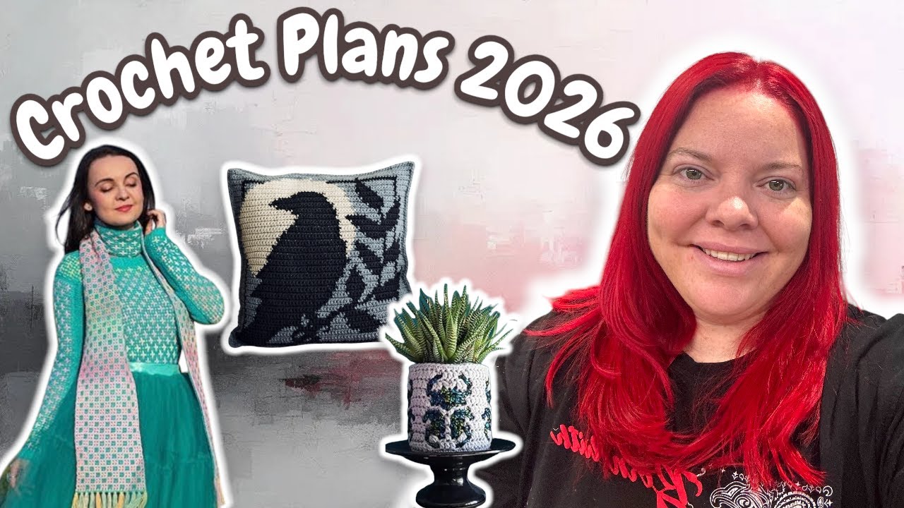 What I’m Crocheting in 2026 🧶 | Books, Free Patterns & Cozy Makes