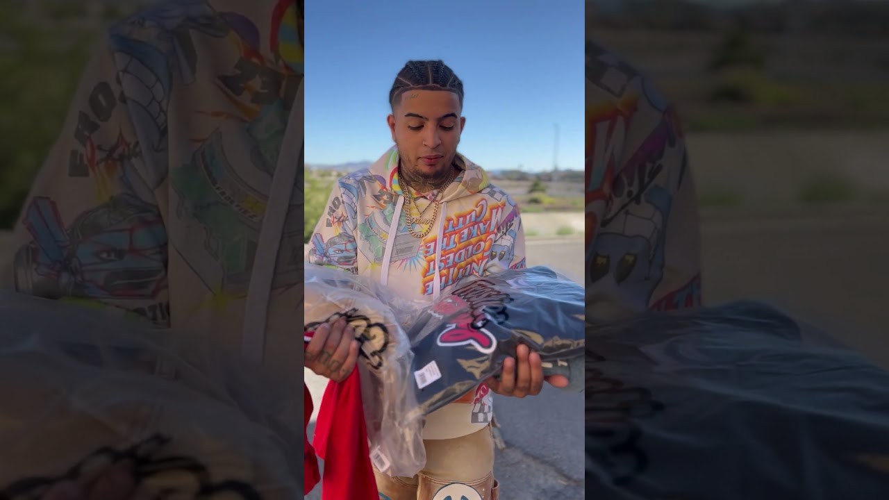 Skinnyfromthe9 rocking the Frostiez Exotic Hoodie🥶 Come shop with the best at frostiezofficial.com!!