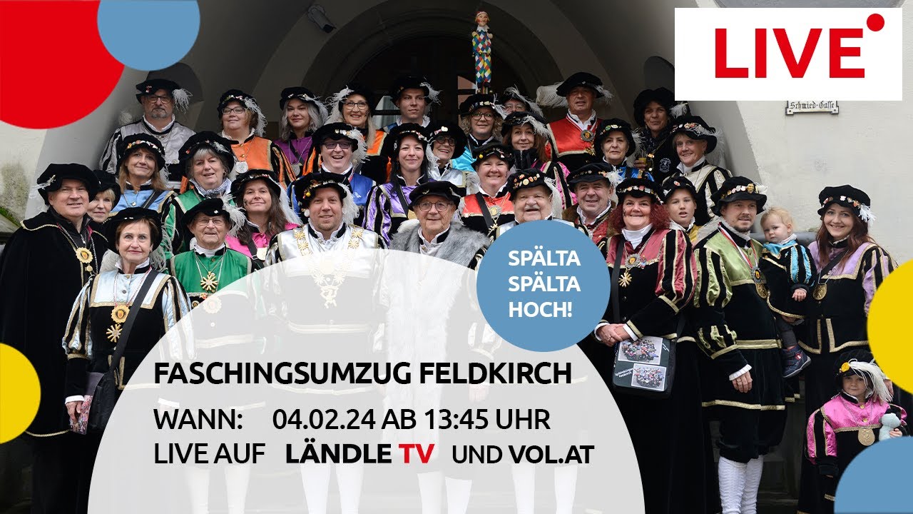 LIVE | Faschingsumzug Feldkirch