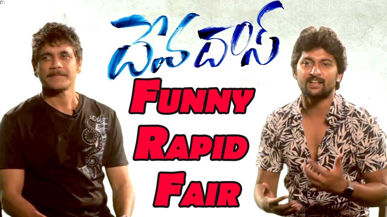 Nagarjuna And Nani Funny Rapid Fire On Devadas Movie || ZupTV