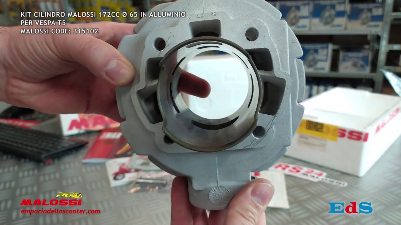 MALOSSI Unboxing | Kit cilindro 172cc Vespa T5  - 315102