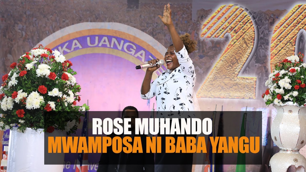 ROSE MUHANDO ATOA MANENO YA SHUKRANI KWA MTUME BONIFACE MWAMPOSA BULLDOZER.