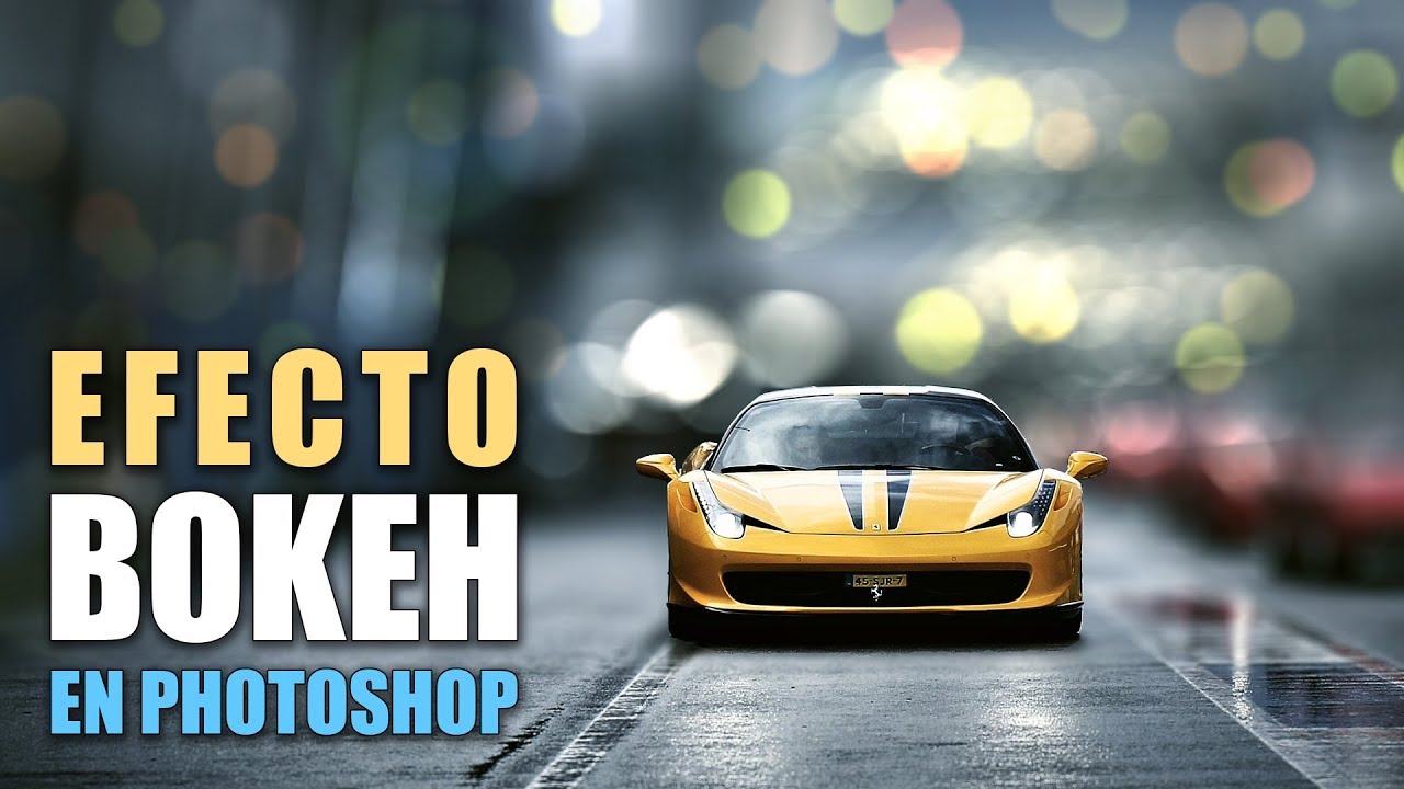 Crear efecto Bokeh en Photoshop (2 métodos)