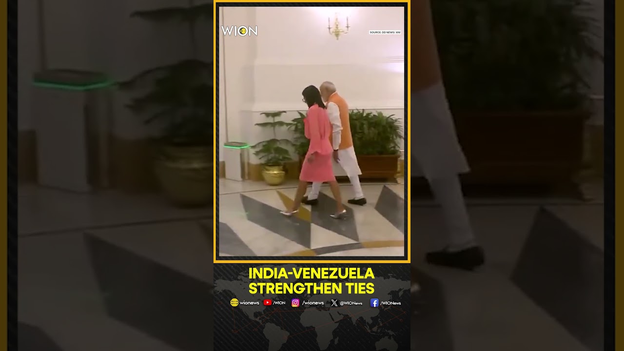 PM Modi Holds High-Level Talks With Venezuela's Acting President | WION Shorts