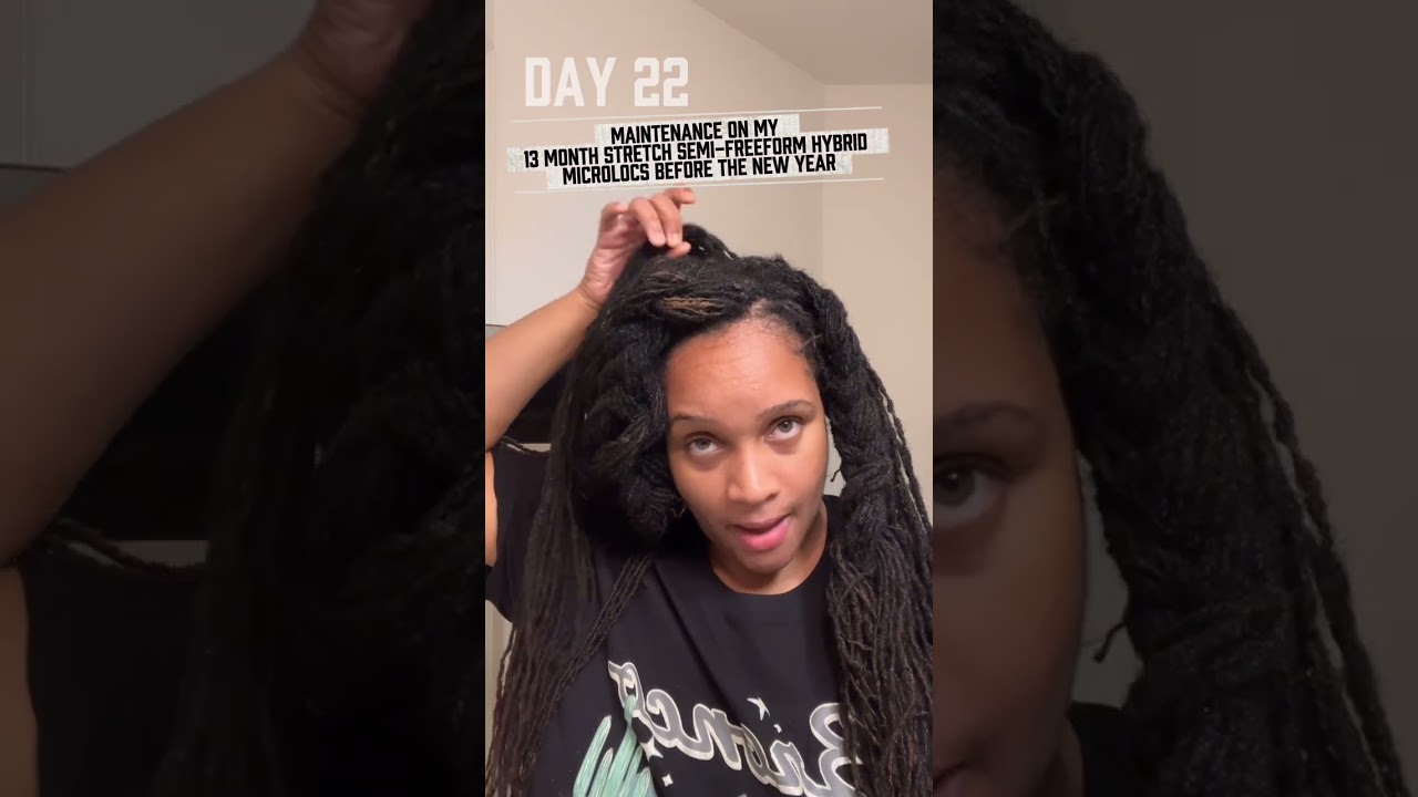 DIY MICROLOCS RETWIST MAINTENANCE After 13 Months Of New Growth 