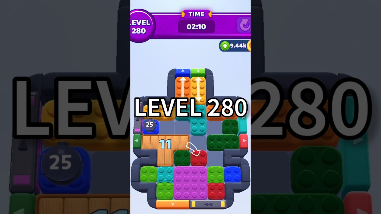 Color Block Jam 280.  #gaming #gamewalkthrough #gametips
