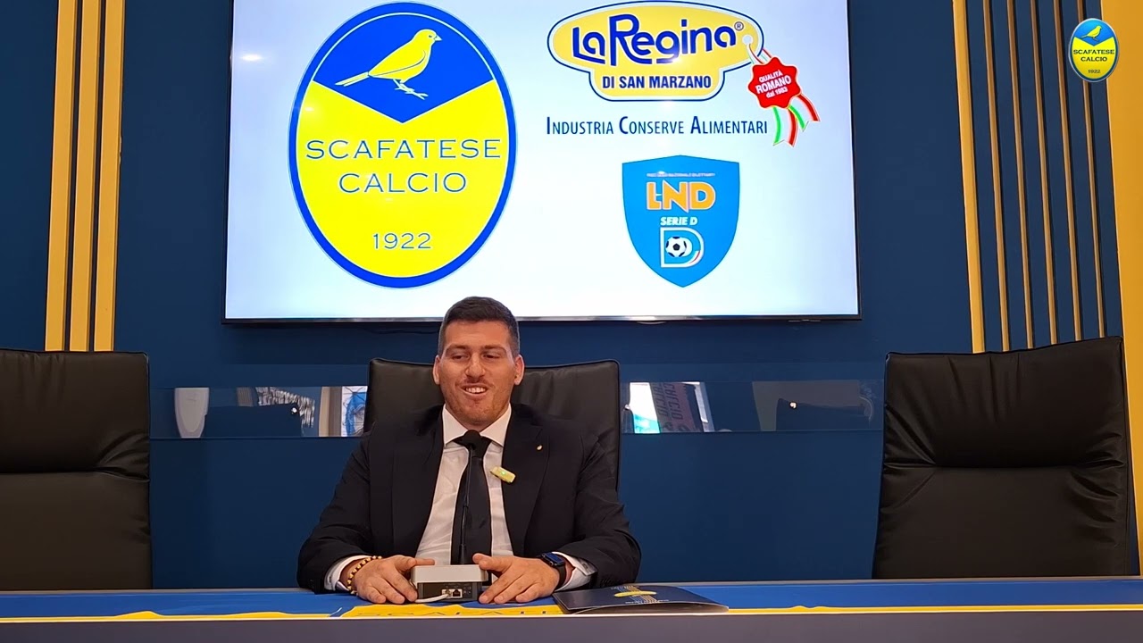Conferenza stampa del direttore generale Mirko Scermino
