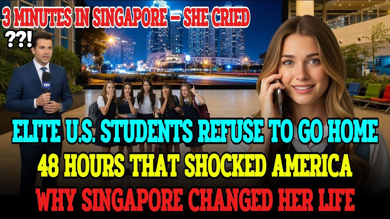 U S  ELITE STUDENTS’ SINGAPORE TRIP SPARKS NATIONAL DEBATE ON SAFETY, EDUCATION, AND QUALITY OF LIFE