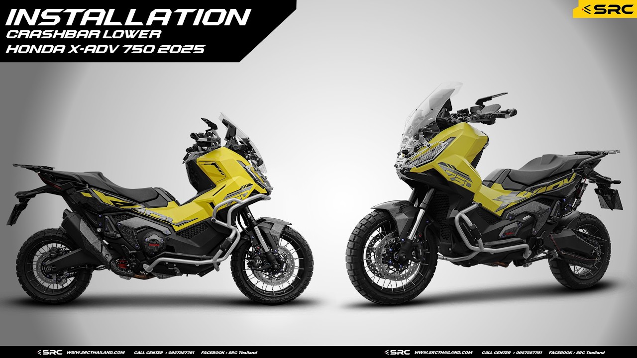 INSTALLTION CRASHBAR LOWER FOR HONDA X-ADV 750 (2025) [SRC OFFICIAL]