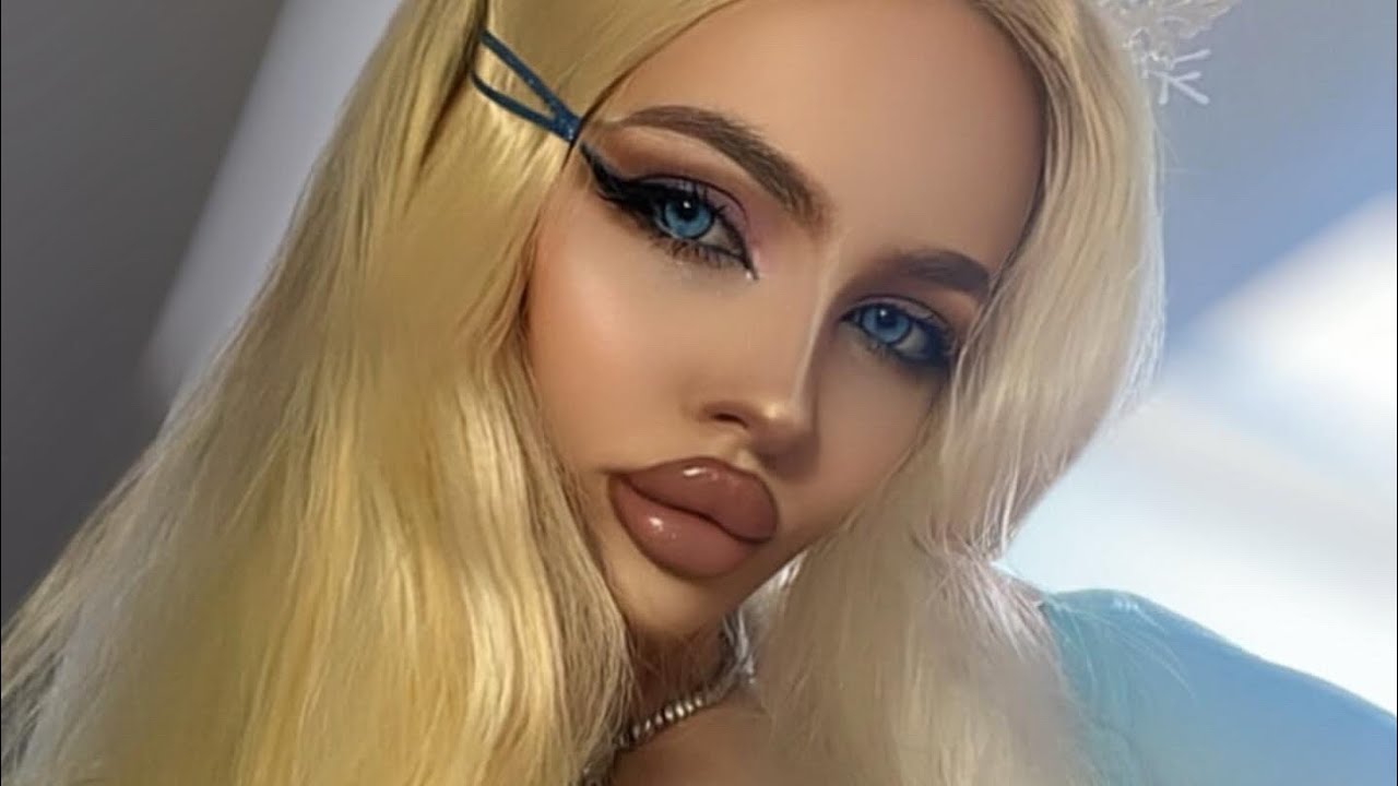 Frozen❄️👸🏼💎Elsa🩵Косплей🩵Макияж снежной королевы.Сказочный макияж.