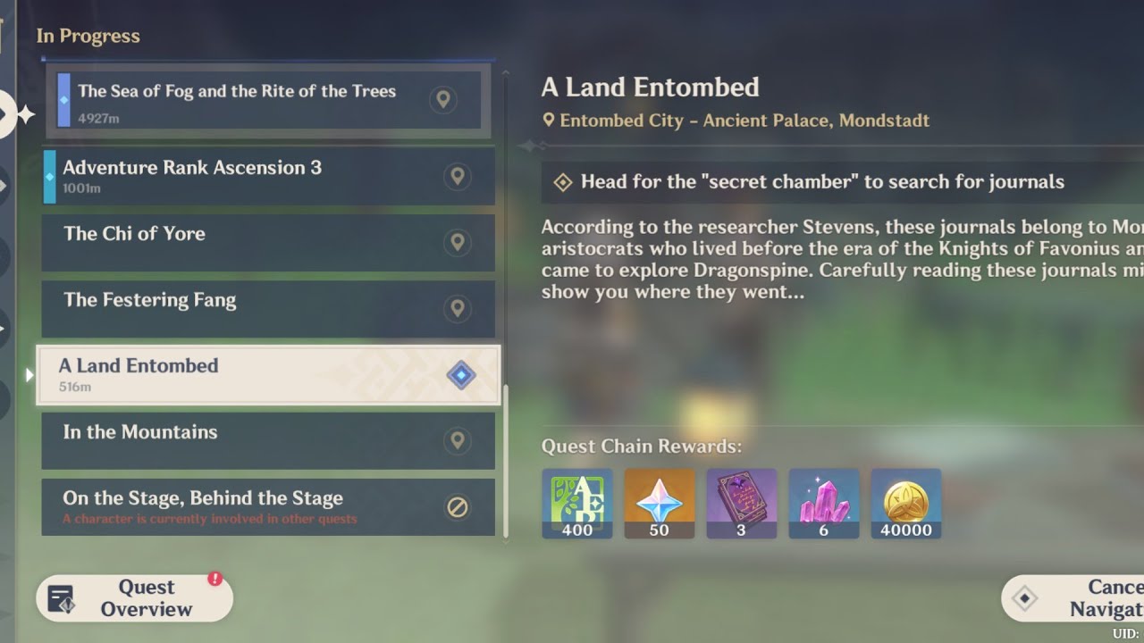  A Land Entombed & In the Mountains 