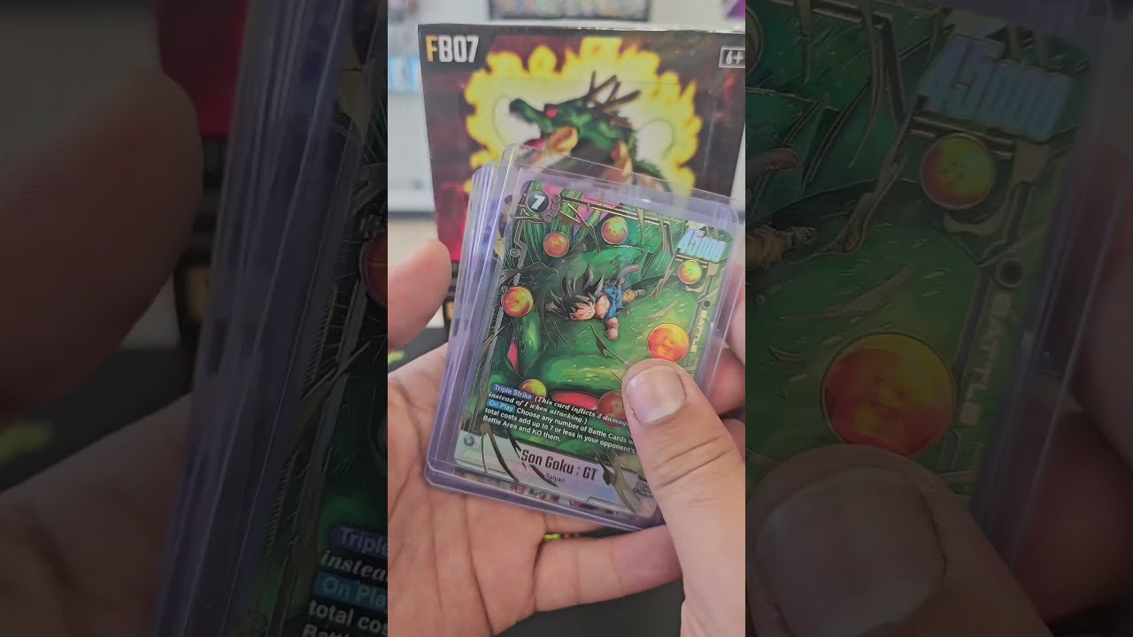 We pulled this on our tiktok live &lrm;⁨@Card.Safari⁩&nbsp; #fb07 #dragonball  #fusionworld