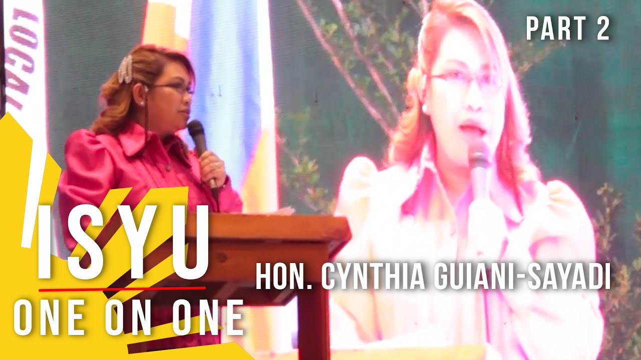 Isyu One on One: Hon. Cynthia Guiani-Sayadi | Cotabato City Mayor (Part 2)