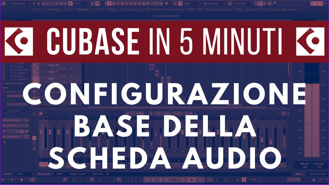 Cubase - Configurazione base della scheda audio