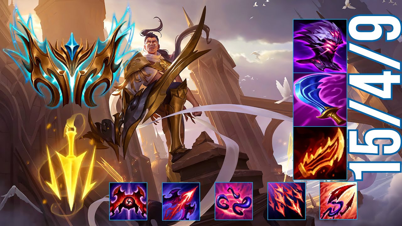 TOP 1 CHALLENGER Guides How to Play VARUS ADC & Carry + Best Build/Runes Season 15 Patch 25.04