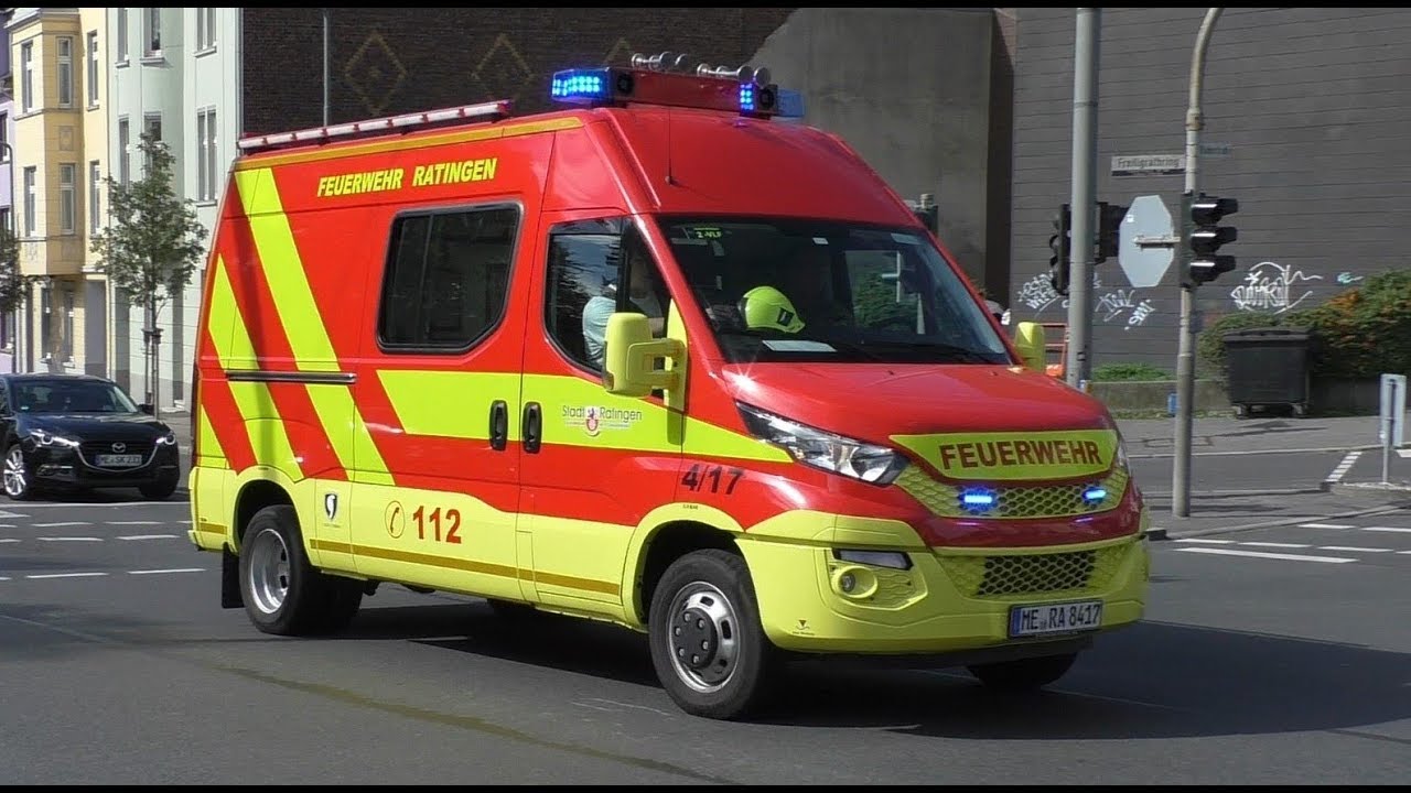 [Neues VLF mit Pressluft | Bullhorn | Peace] Einsatzfahrten Feuerwehr Ratingen zum Wohnungsbrand