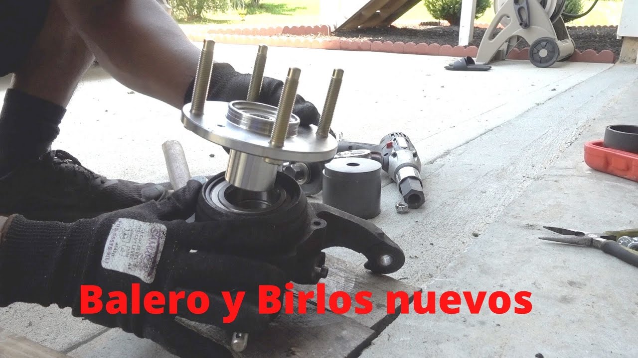 Como Instalar Baleros Y Birlos Extendidos en un 1998 a 2002 Accord