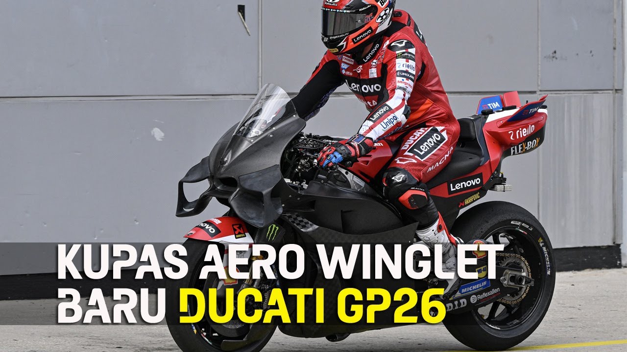 MOTOGP: Детальный аэродинамический винглет на новом Ducati GP26 | #tmcblog