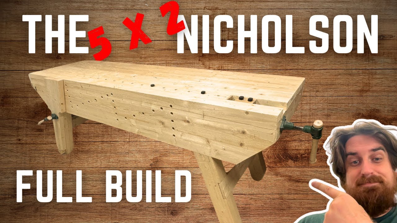 Affordable Workbench Build: From 5x2 Lumber to a Nicholson Bench