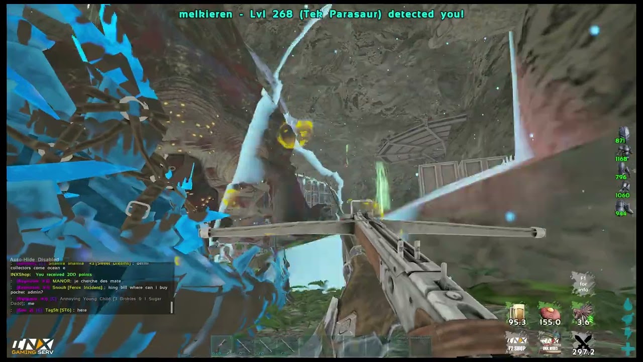Onlining Bobs on INX 4 Man ARK