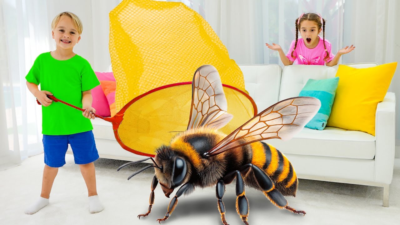 Ловля насекомых дома — Дети узнают о насекомых и природе