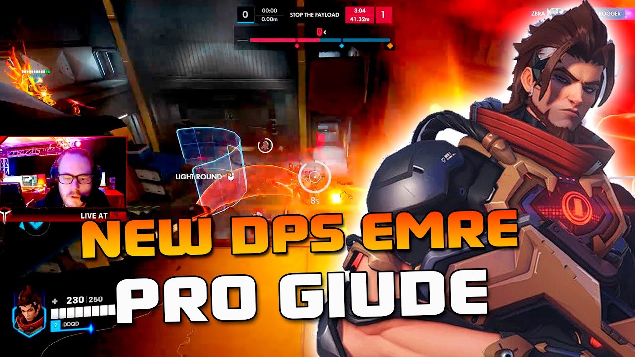 IDDQD обнаружил скрытые приемы и комбинации Эмре — новый DPS Эмре в Overwatch 2.